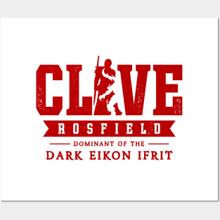 Clive Rosfield Dark Eikon Emblem Posters and Art